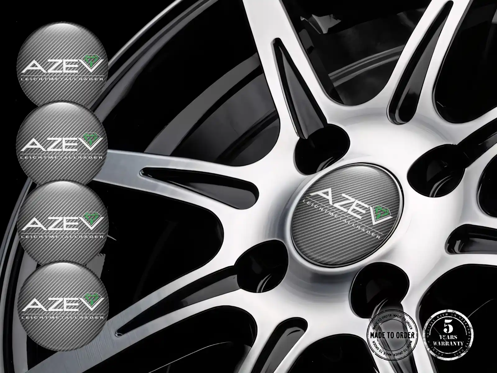 Azev Calcomanía de Aro Estilo Edición de Cúpula Premium
